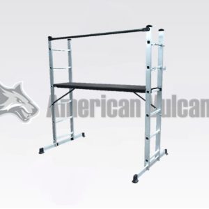 ESCALERA TIPO ANDAMIO 150 KG ALUMINIO AMERICAN VULCANO